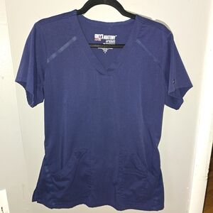 Grey's Anatomy Men's Blue V-Neck Shirt